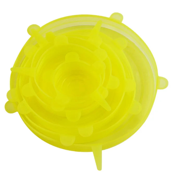 Dites adieu au film plastique jetable avec ces couvercles magiques réutilisables ! 🍏🥗