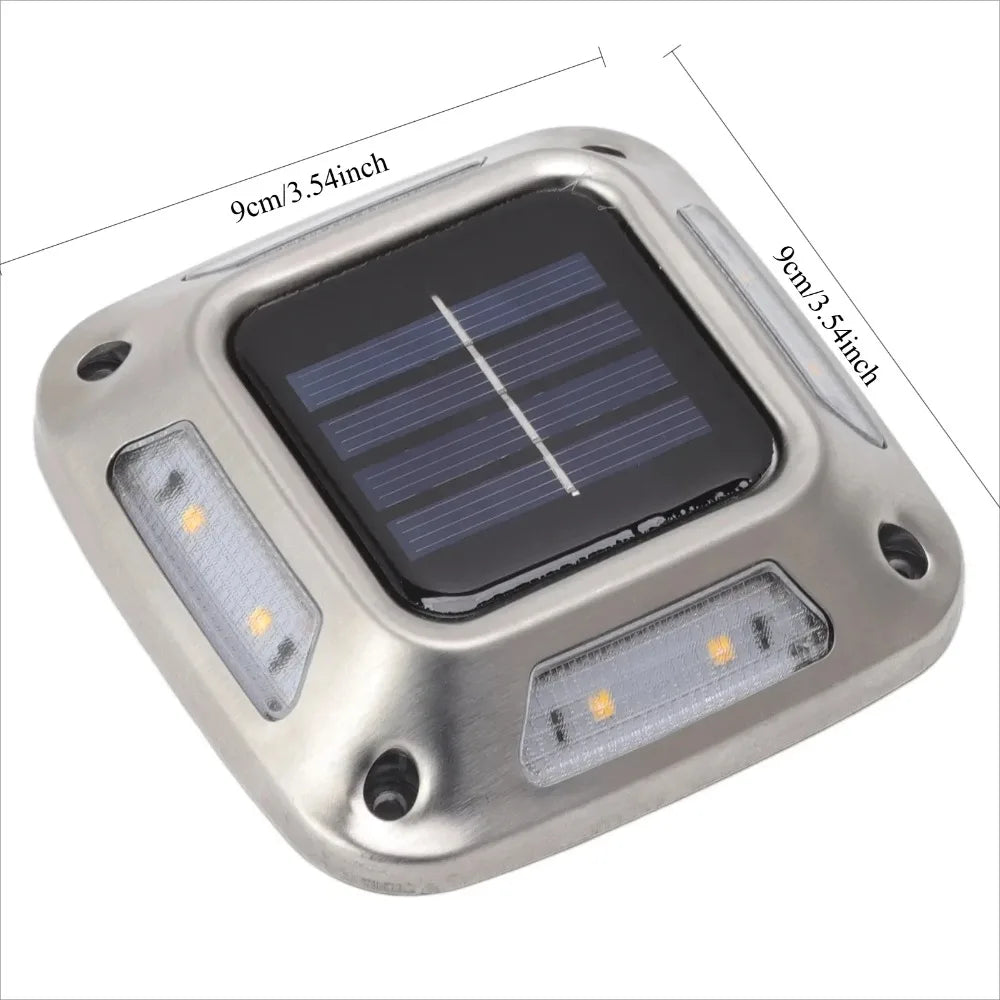 Solar Ground Light Solar Light Waterproof Warm Light Solar Garden Lamp Outdoor Courtyards Driveway Marker Light
