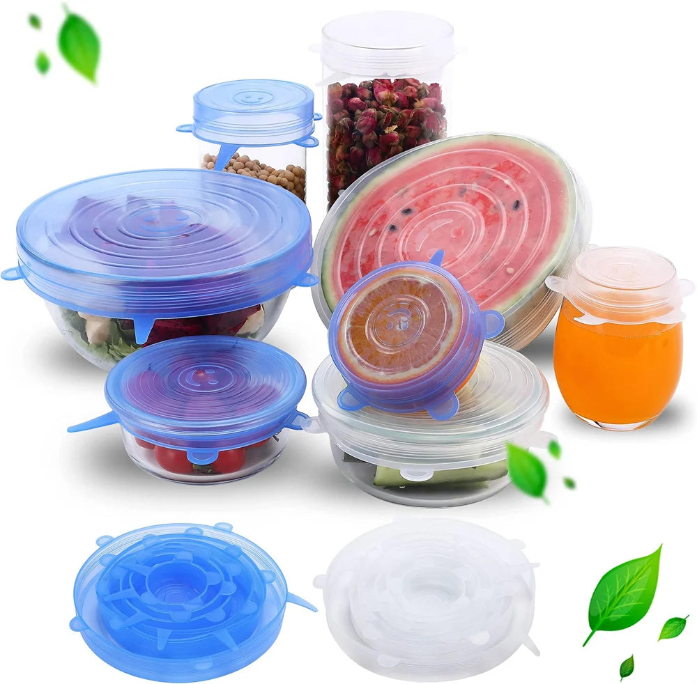 Dites adieu au film plastique jetable avec ces couvercles magiques réutilisables ! 🍏🥗