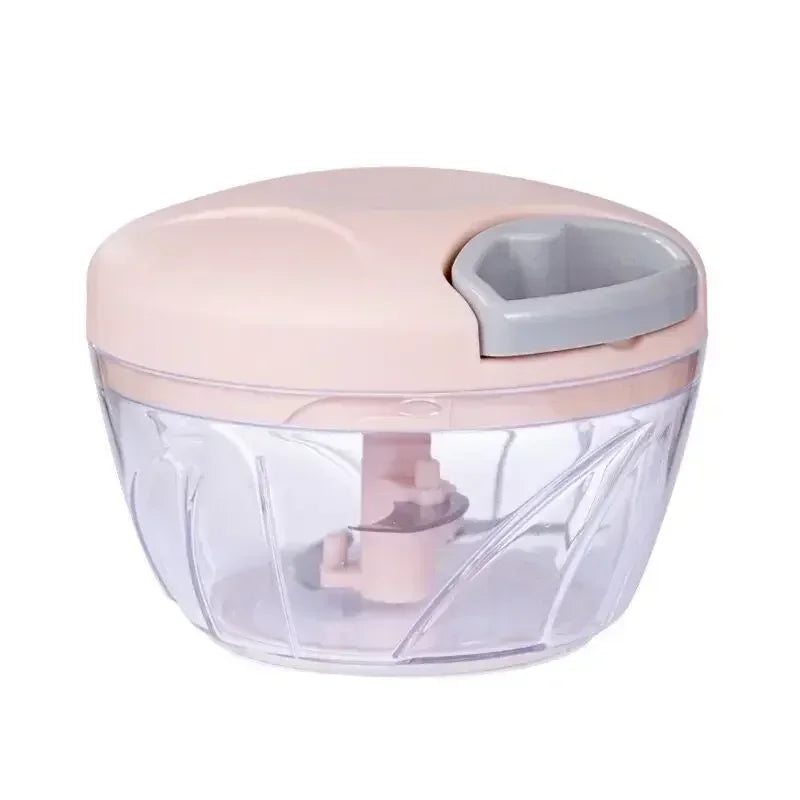 500ML Manual Meat Mincer Garlic Chopper Rotate Garlic Press Crusher Vegetable Onion Cutter Kitchen Cooking  Food Chopper
