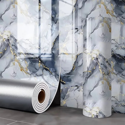 Panneaux Muraux Adhésifs 3D Effet Marbre – Revêtement Mural en Mousse Imperméable