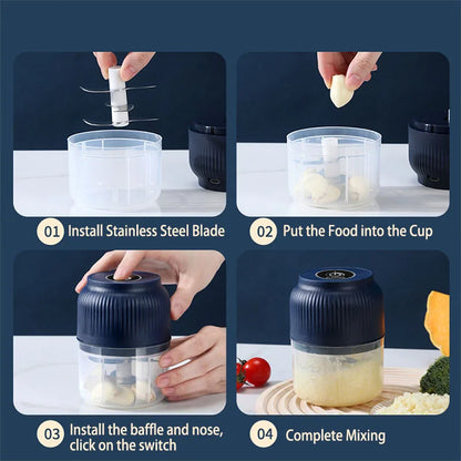 Remplace le titre d'origine par celui-ci :
Mini Hachoir Électrique Sans Fil 250ml – Presse-Ail & Broyeur USB