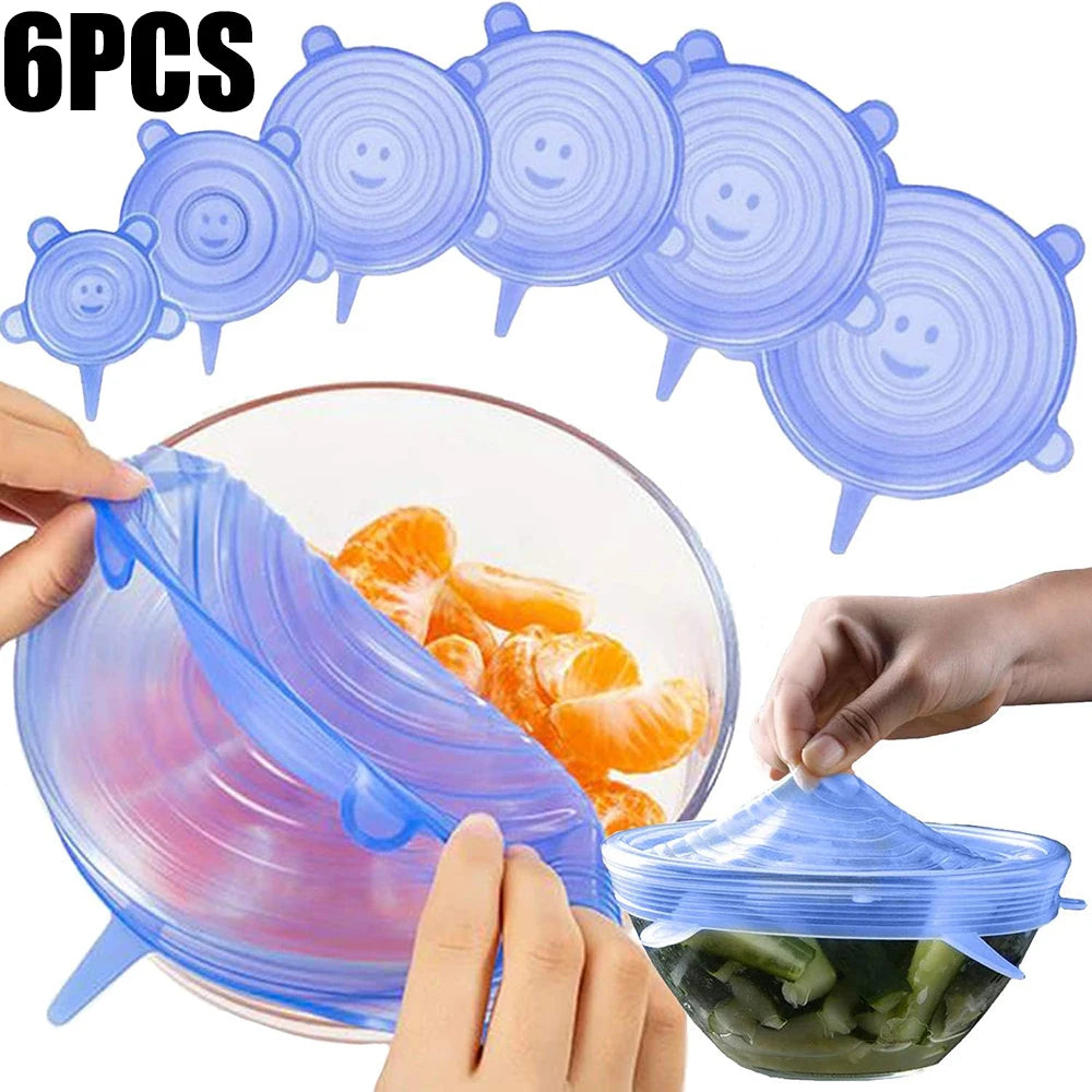 Dites adieu au film plastique jetable avec ces couvercles magiques réutilisables ! 🍏🥗