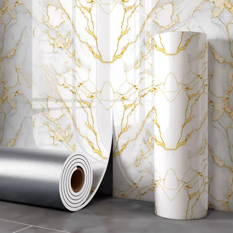 Panneaux Muraux Adhésifs 3D Effet Marbre – Revêtement Mural en Mousse Imperméable