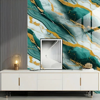 Panneaux Muraux Adhésifs 3D Effet Marbre – Revêtement Mural en Mousse Imperméable