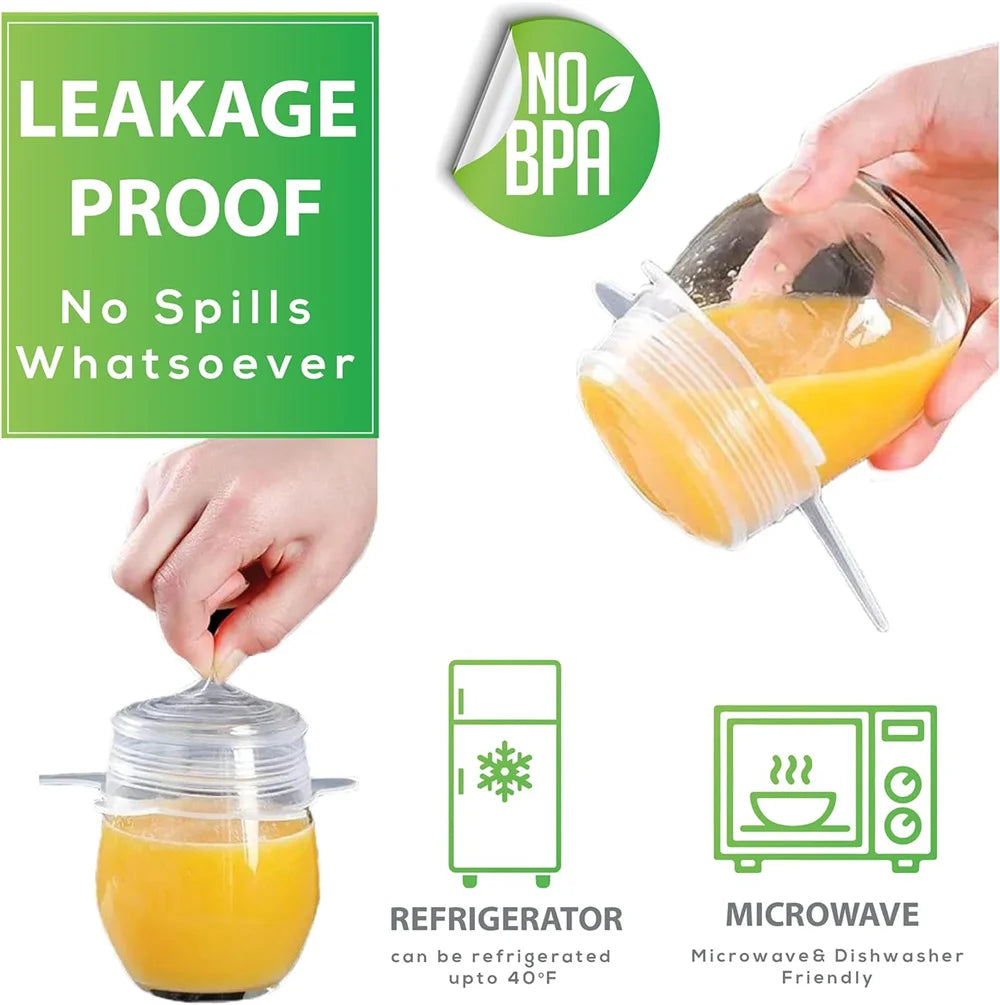 Dites adieu au film plastique jetable avec ces couvercles magiques réutilisables ! 🍏🥗