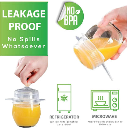 Dites adieu au film plastique jetable avec ces couvercles magiques réutilisables ! 🍏🥗