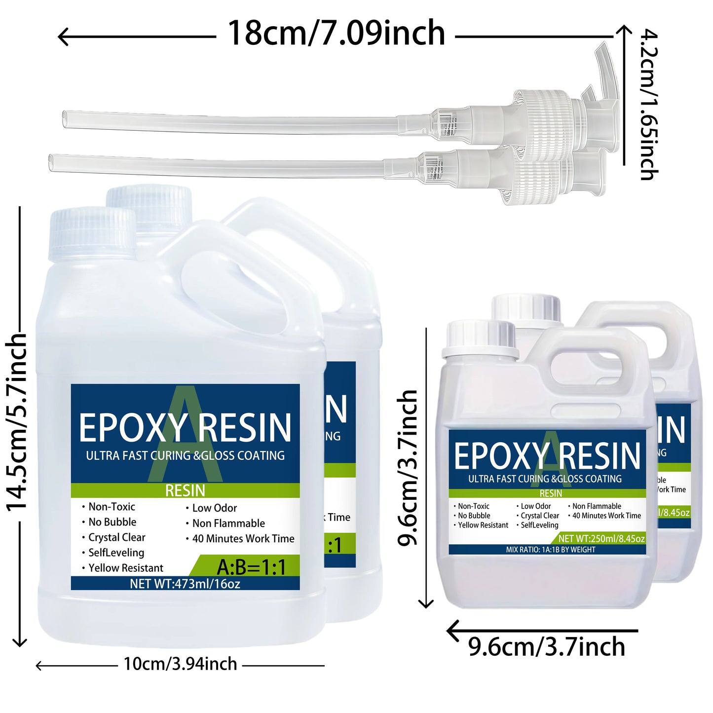 Kit Résine Époxy Transparente – Moulage, Bijoux et Créations Déco