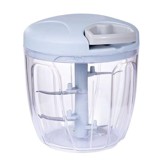 500/900ML Hand Chopper Manual Ginger Grinder Garlic Mud Splasher Rotate Press Crusher Vegetable Onion Cutter Kitchen Tool