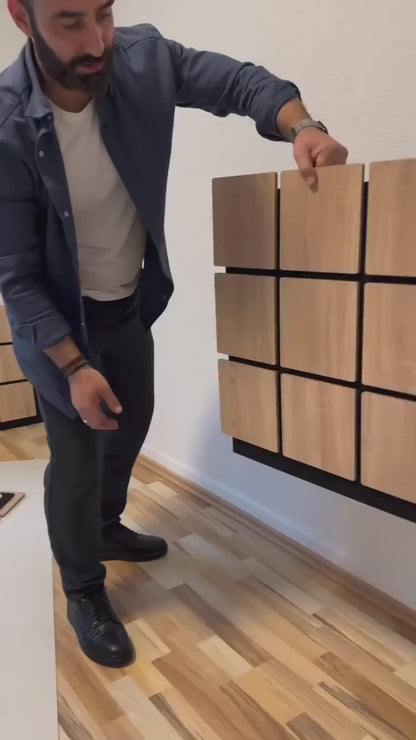 Panneaux Muraux en Tasseaux de Bois Premium – Isolation Acoustique & Déco🪵